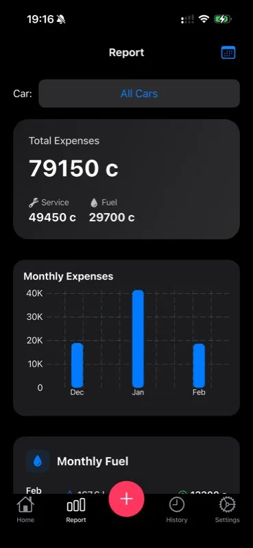 Export reports and PDF in CarKarma app
